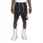 Spodenki męskie - SPODENKI MĘSKIE NIKE CZARNE DRESOWE KRÓTKIE ROZMIAR S NIKE CLUB ALUMNI - miniaturka - grafika 1