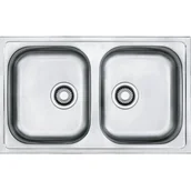 Zlewozmywaki - Franke Euroform EFN 620-78 stal jedwab 101.0060.580 - miniaturka - grafika 1