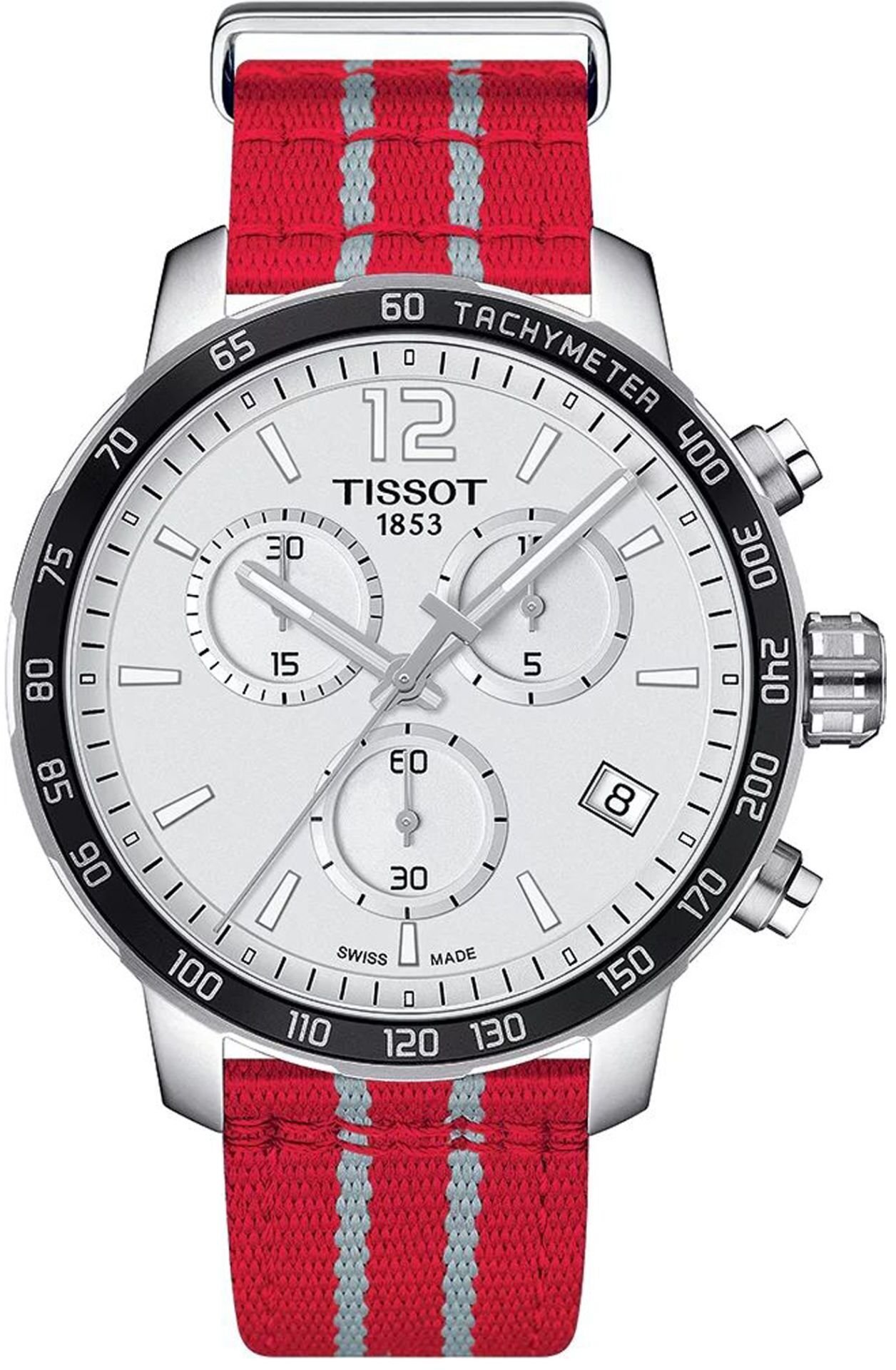 Zegarek Tissot Zegarek Męski Tissot T095.417.17.037.12 Srebrzysty 42 mm