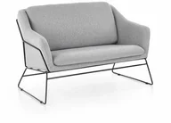 Sofy i kanapy - Sofa Halmar SOFT 2 XL czarny jasny popiel  - miniaturka - grafika 1