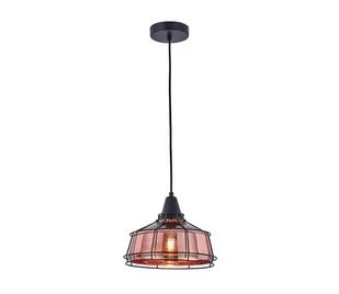 Klausen 111007 - Żyrandol na lince FACTORY 1xE27/11W/230V róża złoty/czarny - Lampy sufitowe - miniaturka - grafika 1