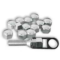 Akcesoria motoryzacyjne - Nakładki na śruby chrom 19 mm 20 szt - miniaturka - grafika 1