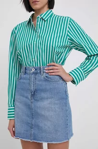 Pepe Jeans spódnica jeansowa MINI SKIRT HW kolor niebieski mini prosta PL901124MN9 - Spódnice - miniaturka - grafika 1