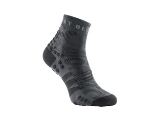 COMPRESSPORT Skarpetki do biegania długie ProRacing Socks v3.0 BLACK EDITION 2020 czarne - Skarpetki sportowe męskie - miniaturka - grafika 4