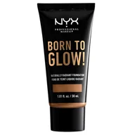Podkłady do twarzy - NYX Professional Makeup Born To Glow Naturally Radiant Foundation 15.9 Warm Honey - miniaturka - grafika 1