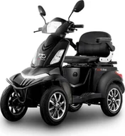 Skutery - Bili Bike Czterokołowy skuter elektryczny BILI BIKE SHINO QUADRO GEL czarny - miniaturka - grafika 1