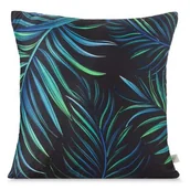 Poszewki na poduszki - Poszewka dekoracyjna PALMS 40 x 40 cm czarny - miniaturka - grafika 1