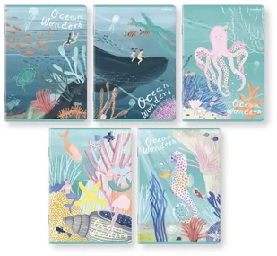 Zeszyt Top 2000 Ocean A5 16 kartek w kratkę - Zeszyty szkolne - miniaturka - grafika 1