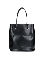 Torebki damskie - Wojas Skórzana torebka w kolorze czarnym - (S)33,5 x (W)40 x (G)18,5 cm - miniaturka - grafika 1