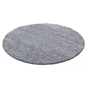 Dywany - Dywan Shaggy  jasny Szary 80x80 cm koło - miniaturka - grafika 1