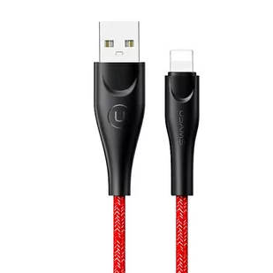 USAMS Kabel pleciony U41 Lightning Fast Charge 3m czerwony/red SJ397USB02 (US-SJ397) - Kable USB - miniaturka - grafika 1