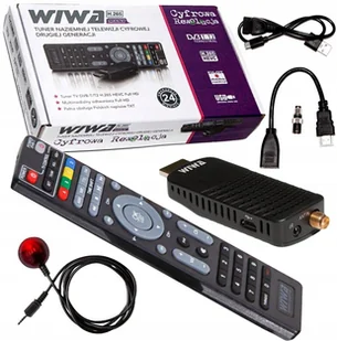 Tuner DVB-T/T2 WIWA H.265 MINI - Tunery DVB-T - miniaturka - grafika 1