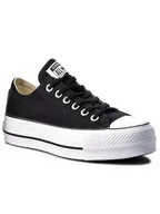 Trampki męskie - Converse Trampki Ctas Lift Ox 560250C Czarny - miniaturka - grafika 1