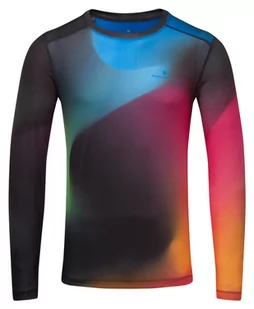 RONHILL koszulka do biegania męska z długim rękawem TECH L/S VELOCITY TEE chamelon - Koszulki sportowe męskie - miniaturka - grafika 1