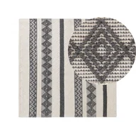 Dywany - Dywan Wełniany 200 X 200 Cm Beżowo-szary Davutlar - miniaturka - grafika 1