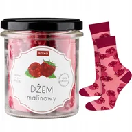 Skarpetki damskie - Soxo Skarpety damskie w słoiku. Dżem malinowy. - miniaturka - grafika 1