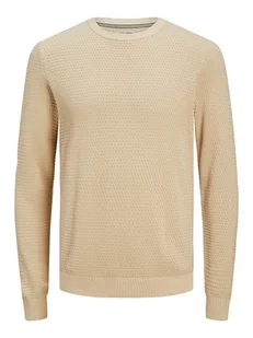 Jack & Jones Sweter "Atlas" w kolorze beżowym - Swetry męskie - miniaturka - grafika 1
