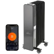 Ogrzewanie przenośne - Grzejnik olejowy MISSION AIR Oslo 1500 W Czarny - miniaturka - grafika 1