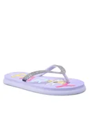 Buty dla dziewczynek - Nelli Blu Japonki 858697 Srebrny - miniaturka - grafika 1