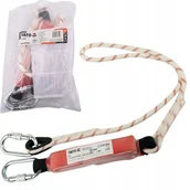 Akcesoria BHP - AMORTYZATOR Z LINKĄ 1,8M LONŻA 2X KARABINKI YATO - miniaturka - grafika 1