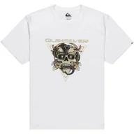 Koszulki męskie - t-shirt QUIKSILVER CORE SKULL WHITE - miniaturka - grafika 1