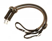 Akcesoria jeździeckie - Mustang Wypinacze z długą gumą - brązowe - miniaturka - grafika 1