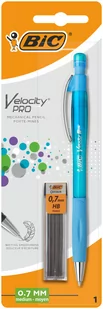 Bic Ołówek z gumką Velocity PRO 0.7mm MMP + rysiki 1 szt. mix. blister - Ołówki - miniaturka - grafika 1