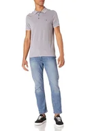 Koszulki męskie - WRANGLER SS REFINED POLO MĘSKI T-SHIRT TORNADO GREY W7MDK570C 112131914 - Wrangler - miniaturka - grafika 1