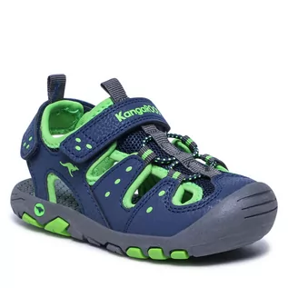 Sandały damskie - KangaRoos Sandały K-Trek 18731 000 4054 Dk Navy/Lime - grafika 1