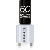 Lakiery do paznokci - Rimmel 60 Seconds Super Shine lakier do paznokci 703 White Hot Love 8ml - miniaturka - grafika 1