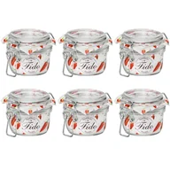 Pojemniki kuchenne - 6x Słoik Bormioli Rocco Fido 125 ml - miniaturka - grafika 1