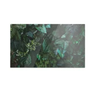Deski do krojenia - Szklana deska kuchenna HOMEPRINT Zielone liście tropikalne 60x52 cm - miniaturka - grafika 1