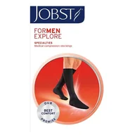 Bielizna lecznicza - JOBST FORMEN EXPLORE podkolanówki uciskowe CCL2 czarny, rozmiar 1 ZP -> Wysyłka 8,90 - odbiór w Żabce - miniaturka - grafika 1
