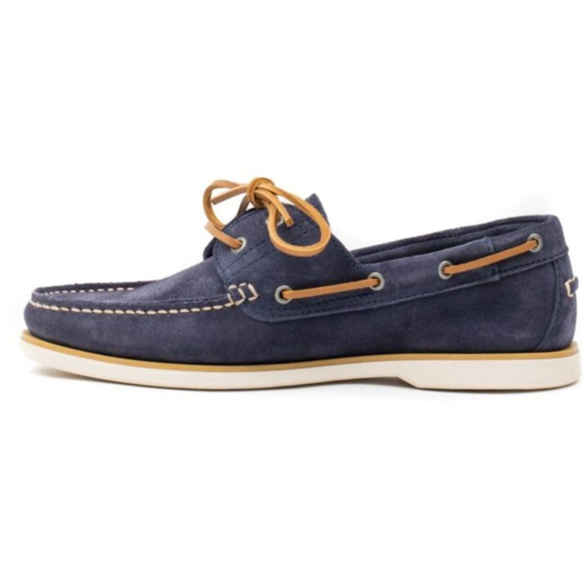 Buty męskie Lumberjack Navigator skórzane zamszowe mokasyny granatowe-44