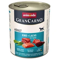 Mokra karma dla psów - Animonda GranCarno Dorosłe Plus Łosoś + Szpinak 800g 2582 - miniaturka - grafika 1