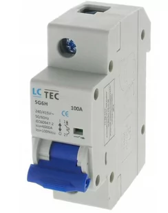 Wyłącznik nadprądowy, 1-faz tzw. "S" 100A - Bezpieczniki elektryczne - miniaturka - grafika 1