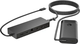 HP Zestaw uniwersalnego koncentratora USB-C i ładowarki do laptopów - Stacje dokujące i replikatory portów - miniaturka - grafika 1