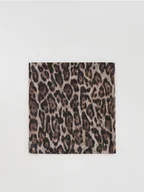 Czapki damskie - Reserved - Szal w panterkę - wielobarwny - miniaturka - grafika 1