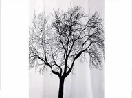 Zasłony prysznicowe - Zasłona prysznicowa Bisk TREE 04440 - miniaturka - grafika 1
