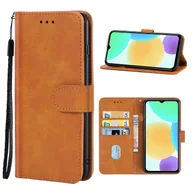 Etui i futerały do telefonów - Skórzane etui na telefon do Infinix Smart 6 Brown - miniaturka - grafika 1