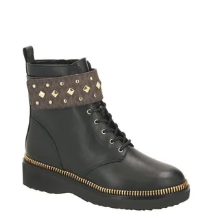 Michael Kors Skórzane botki HASKELL CUFF - Botki damskie - miniaturka - grafika 1