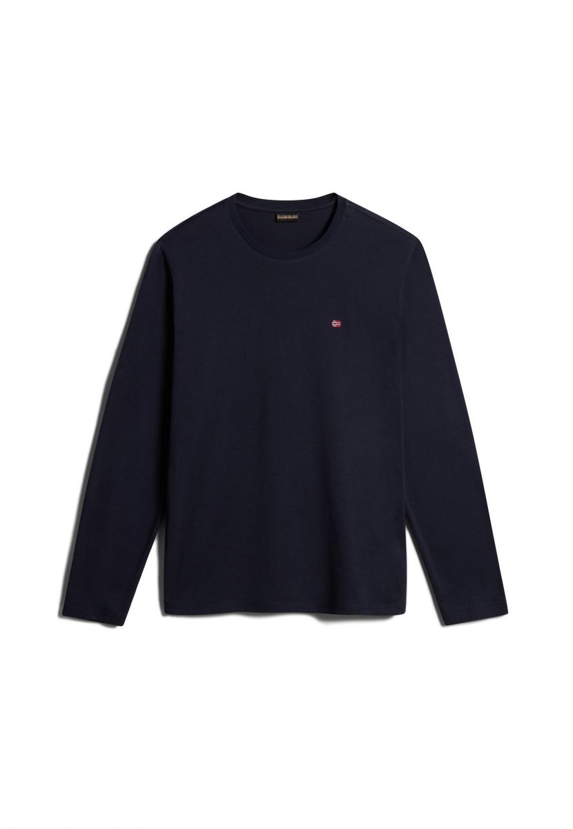 Koszulka męska Napapijri NP0A4HN7176 SALIS LS 1 BLU MARINE Niebieska