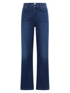Spodnie damskie - Mustang Jeansy Madison 1016596 Granatowy Wide Fit - miniaturka - grafika 1