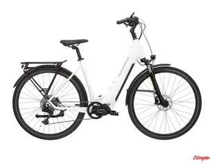 Rower elektryczny Kross Trans Hybrid LS 5.0 630 Wh UNI biały/srebrny połysk 2024 - Rowery elektryczne - miniaturka - grafika 1