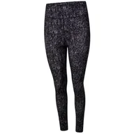 Spodnie sportowe damskie - Damskie legginsy Dare 2b Influential Tight 2023 Rozmiar: XL / Kolor: czarny/różówy - miniaturka - grafika 1