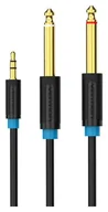 Inne akcesoria audio-wideo - Vention Audio mini Jack 3.5mm na 2x Jack 6.35mm, 1,5m - miniaturka - grafika 1