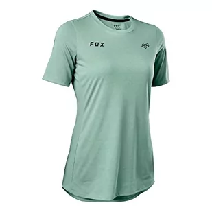 Fox Fox Ranger Drirelease Double Fox SS Jersey Women, zielony M 2022 Koszulki MTB i Downhill 29302-341-M - Koszulki rowerowe - miniaturka - grafika 1