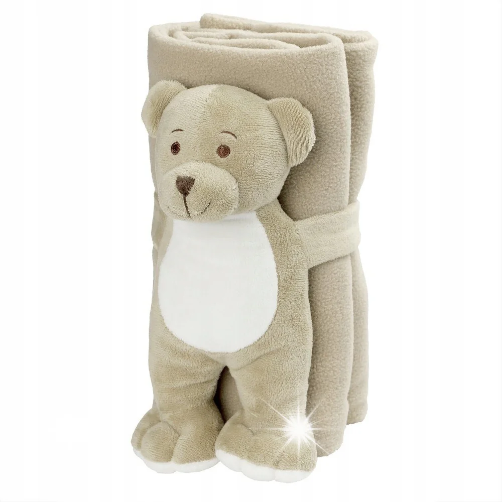 Miś MISIU pluszowy Przytulanka z kocem koc KOCYK / Fofcio Promo Toys