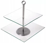 Tace i patery - Odelo PATERA NA CIASTO SZKLANA 2 POZIOMOWA 21 CM 25 CM OD1200 delhan OD1200 - miniaturka - grafika 1