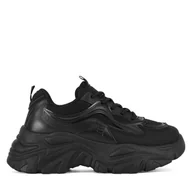 Sneakersy damskie - Sneakersy DeeZee WSS21557-02 Czarny - miniaturka - grafika 1